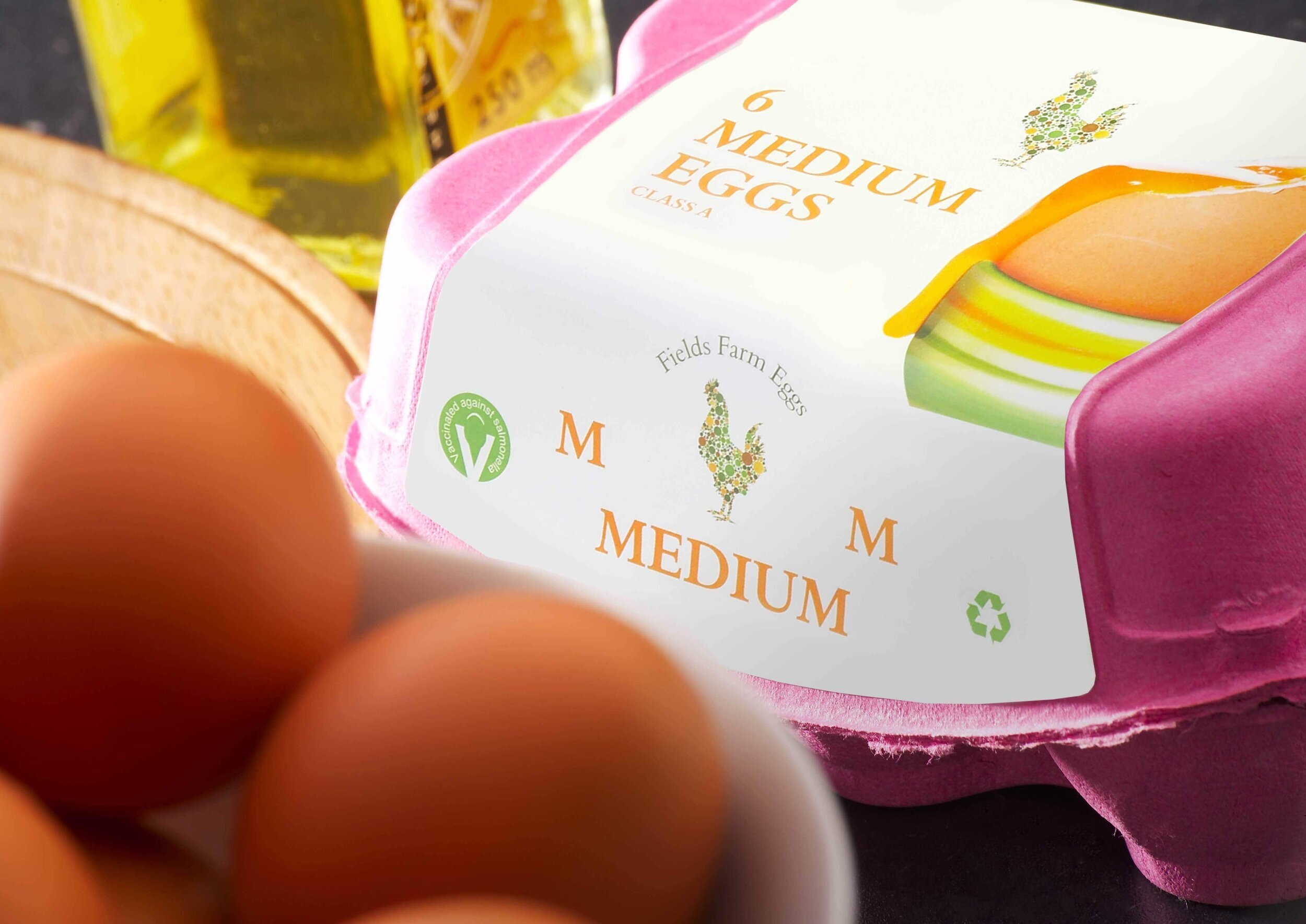 Field farm eggs